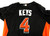 2014-16 Miami Marlins Bent Keys #4 Game Used Black Jersey ST BP 46 040
