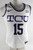 2022-23 Texas Christian TCU Frogs #15 Game Issued White Jersey Basketball M 740