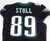 2019 Philadelphia Eagles Jack Stoll #89 Game Used Black Jersey 44 DP71385