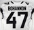 2021 Jacksonville Jaguars Tommy Bohannon #47 Game Issued White Jersey 42 708