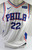 2018-19 Philadelphia 76ers Richaun Holmes #22 Game Issued White Jersey 52 0