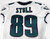 2021 Philadelphia Eagles Jack Stoll #89 Game Used White Jersey 44 DP71335