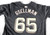 2024 Washington Nationals Robert Gsellman #65 Game Issued Grey Jersey City Con 1