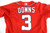 2023 Washington Nationals Jeter Downs #3 Game Issued Red Jersey 44 DP77507