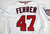 2023 Washington Nationals Jose A. Ferrer #47 Game Issued White Jersey 46 DP77557