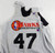 1990s Atlanta Hawks #47 Game Issued Black Practice Jersey XXXL 840
