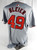 2024 Washington Nationals Richard Bleier #49 Game Issued Pos Used Grey Jersey 9