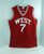 1990s Team USA Basketbal West #7 Game Issued Red Jersey 16 DP51456