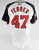 2024 Washington Nationals Jose Ferrer #47 Game Issued Pos Used White Jersey DC A