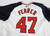 2024 Washington Nationals Jose Ferrer #47 Game Issued Pos Used White Jersey DC A