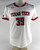 2021 Texas Tech Red Raiders #39 Game Used White Jersey Womens Soccer L 132