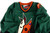1990s Mens Arizona Coyotes Blank Authentic Green Jersey ProPlayer XL 268