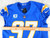 2021 Los Angeles Chargers Joey Bosa #97 Game Issued Blue Jersey Captains Patch 8