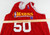 1990s Atlanta Hawks #50 Game Used Red Practice Jersey XXXL 707