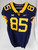 2019-23 West Virginia Mountaineers #85 Game Used Navy Jersey Football NP R 42 0