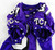 2006 Texas Christian TCU Frog Chad Andrus #81 Game Used Purple Jersey Poinsettia