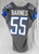 2023 Detroit Lions Derrick Barnes #55 Game Issued Grey Jersey 90 Patch 40 645