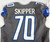 2023 Detroit Lions Dan Skipper #70 Game Issued Grey Jersey 90 Patch 46 642