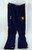 2001-06 Indiana Pacers #4 Game Used Navy Warm Up Pants 40 857