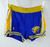 1988-89 Golden State Warriors Game Issued Blue Shorts 36 88