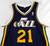 2010-11 Utah Jazz Keith McLeod #21 Game Issued Navy Jersey XL 788