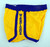 1980s Golden State Warriors #44 Game Used Yellow Shorts 38 812