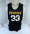 1990s Atlanta Hawks #33 Game Issued Black White Practice Jersey 3XL DP44716