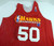 1990s Atlanta Hawks #50 Game Issued Red White Practice Jersey 2XL DP62079