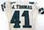 1996 Philadelphia Eagles Johnny Thomas #41 Game Issued White Jersey 42 DP96895