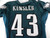 1990s Philadelphia Eagles Kinsler #43 Game Issued Green Jersey 44 DP96899