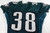 1990s Philadelphia Eagles #38 Game Issued Green Jersey 46 DP96903