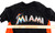 2014-16 Miami Marlins Rob Rasmussen #21 Game Used Black Jersey ST BP 44 DP96985