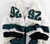 1990s Philadelphia Eagles #92 Game Issued White Jersey 48 DP96897