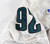 1990s Philadelphia Eagles #92 Game Issued White Jersey 48 DP96897