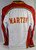 1993-94 Atlanta Hawks Martin #33 Game Issued White Warm Up Jacket Pants 46 2