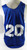 1990s Orlando Magic #20 Game Issued Blue Practice Jersey XXL DP61633