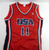 1990s Team USA Basketball Earl #11 Game Issued Red Jersey 18 DP51452