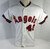 1991 California Angels Mark Davis #40 Game Issued White Jersey 44 DP14405