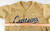 2000s Lake County Captains Blank Game Issued Gold Jersey XL 728