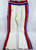1989-90 Detroit Pistons Game Issued White Warm Up Pants 34 412