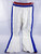 1989-90 Detroit Pistons Game Issued White Warm Up Pants 34 412