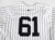 2024 New York Yankees Jake Cousins #61 Game Issued White Jersey World Series P 5