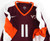 2000s Virginia Tech Hokies #11 Game Used Maroon Jersey Volleyball M DP96906