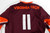 2000s Virginia Tech Hokies #11 Game Used Maroon Jersey Volleyball M DP96906