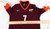 2000s Virginia Tech Hokies #7 Game Used Maroon Jersey Volleyball M DP96914