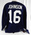 Late 1990s Florida Panthers Johnson #16 Game Used Navy Practice Jersey 58 531