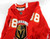 2024 Vegas Golden Knights Zach Urdahl #88 Game Used Red Practice Jersey 56 486