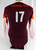 2000s Virginia Tech Hokies #17 Game Used Maroon Jersey Volleyball M 921