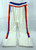 1988-89 Cleveland Cavaliers Game Issued White Warm Up Pants 36 297