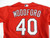 2021 St Louis Cardinals Jake Woodford #40 Game Issued P Used Red Jersey BP ST 8